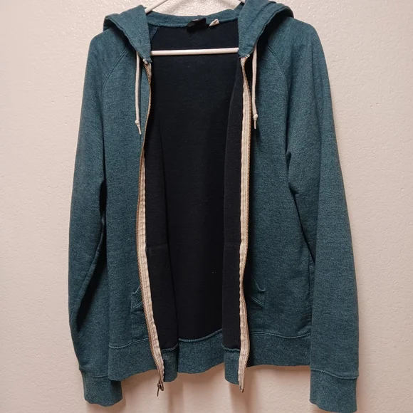BDG Brand Long Sleeve Zippered Hoodie Size Large - Picture 5 of 7